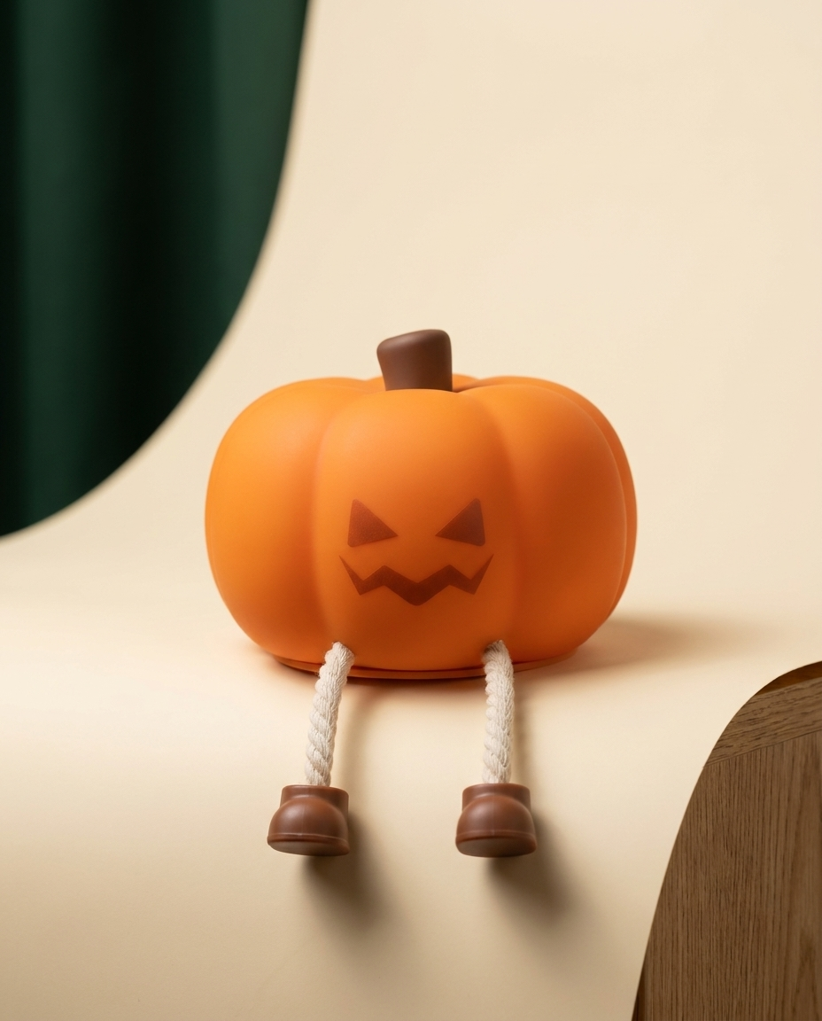 Pumpkin Glow – Silikon-Kürbislicht