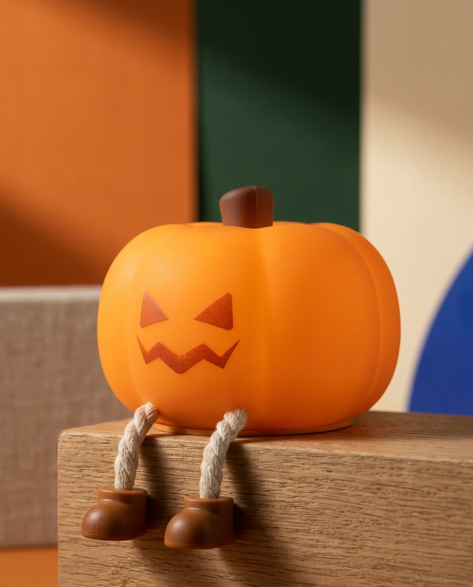 Pumpkin Glow – Silikon-Kürbislicht
