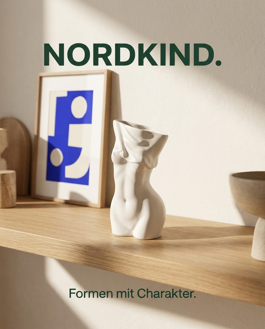Körperkunst – Skulpturale Torso-Vase