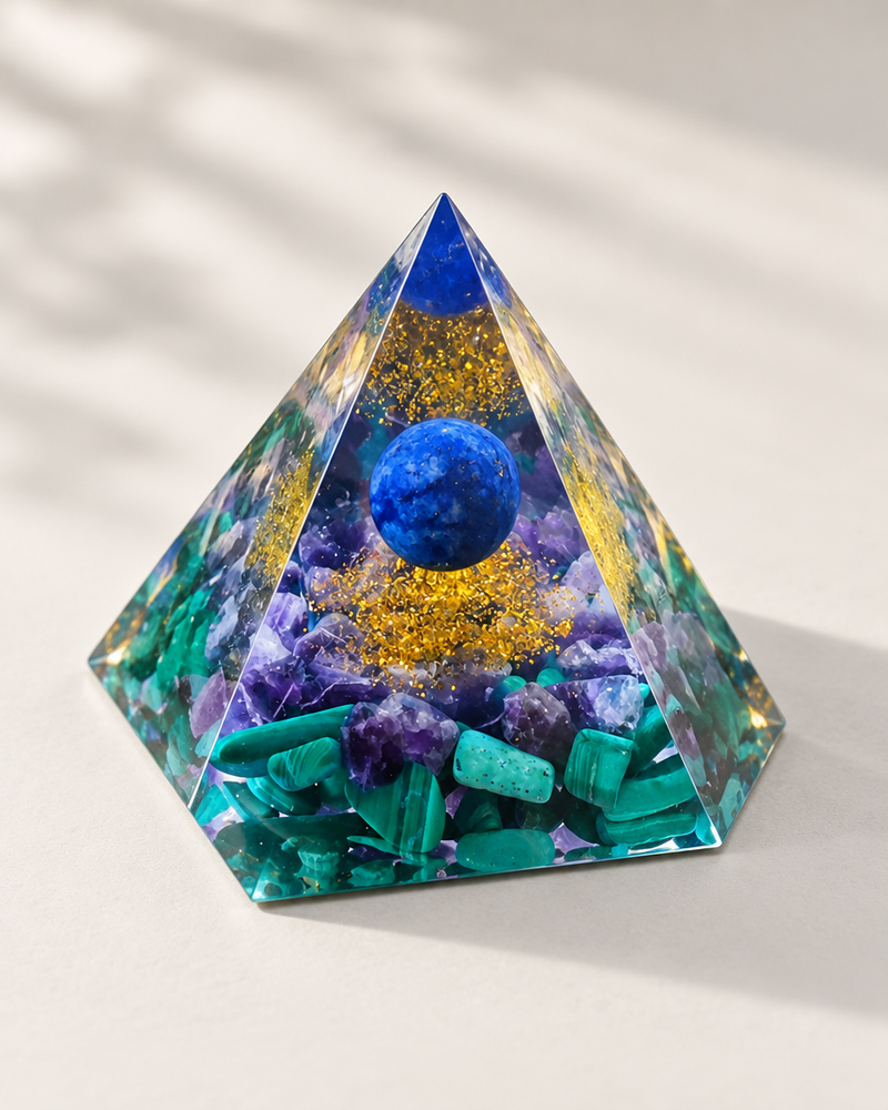 Prisma Form – Blau-Grün · Kugel