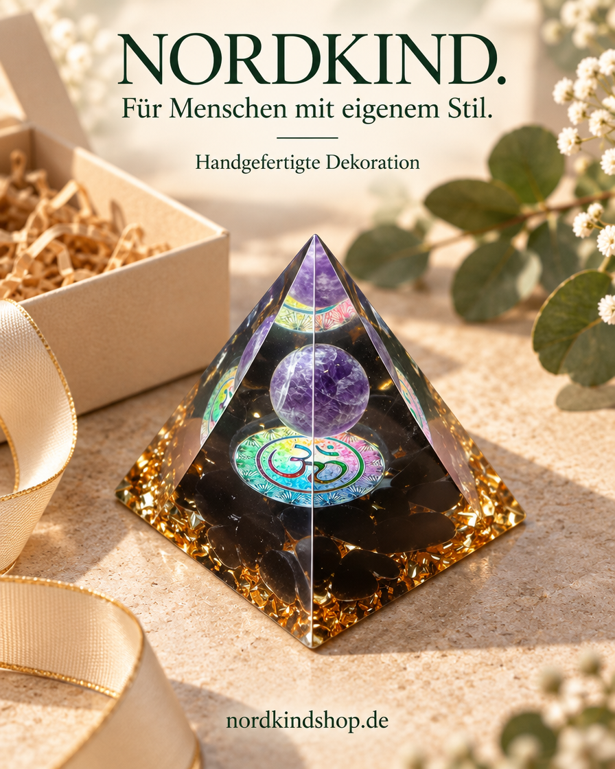 Prisma Form – Violett-Schwarz · Om
