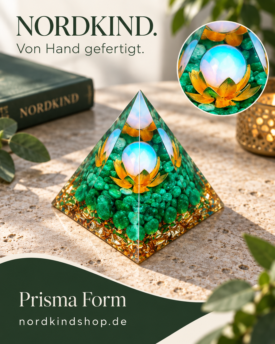 Prisma Form – Türkis-Grün · Lotus