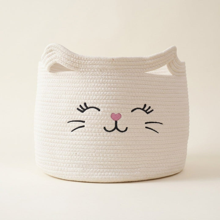 Cloud Cat – Aufbewahrungskorb mit Katzengesicht