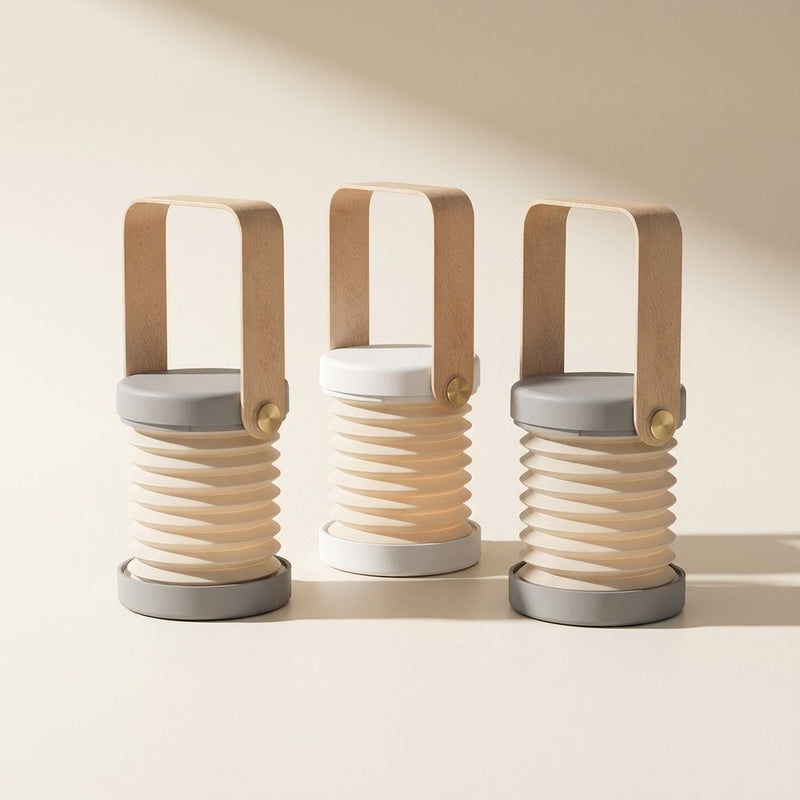 Faltbare Akkordeon-Laternen – 3er-Set