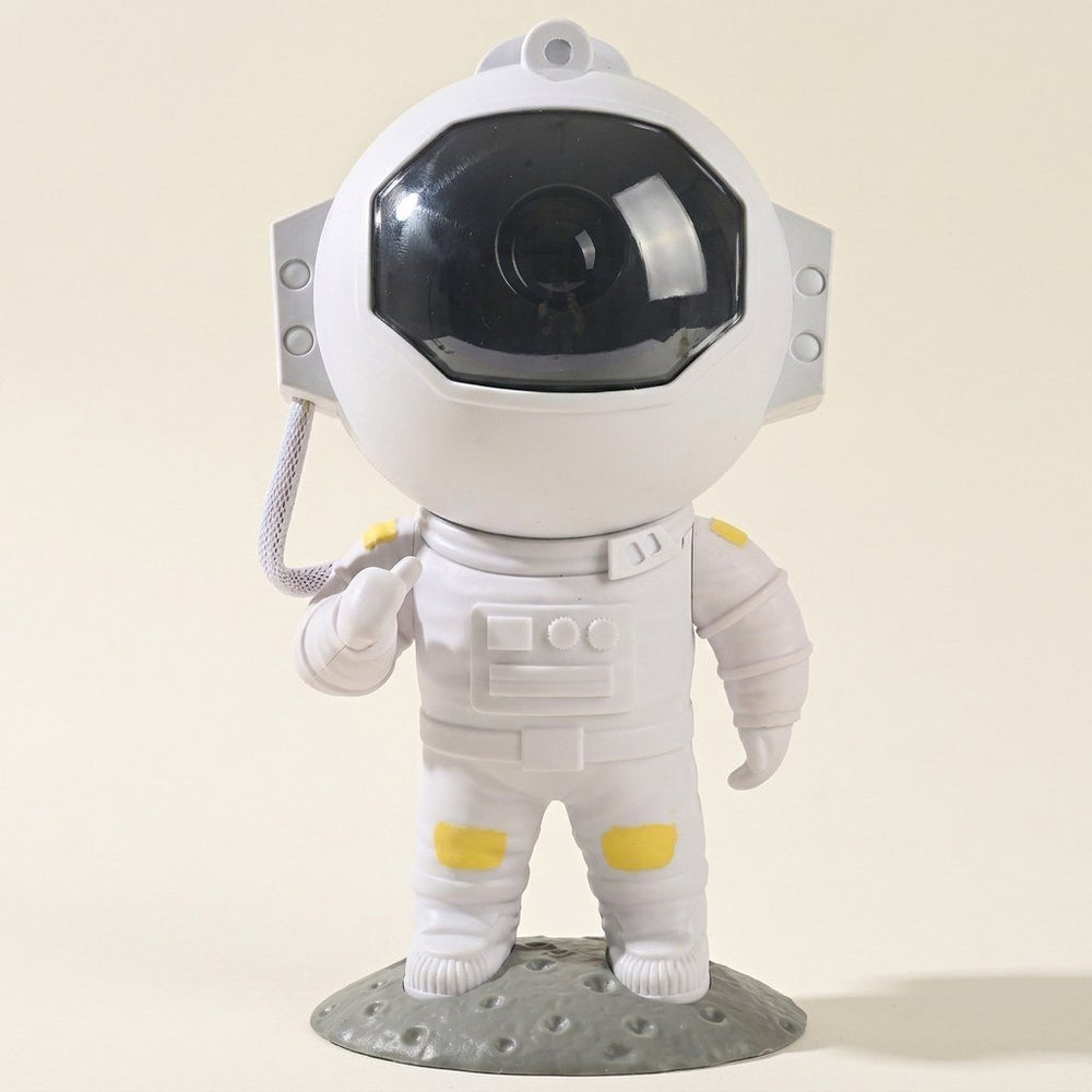 Astronauten-Sternenprojektor. Abgebildete Dekoration ist nicht enthalten.