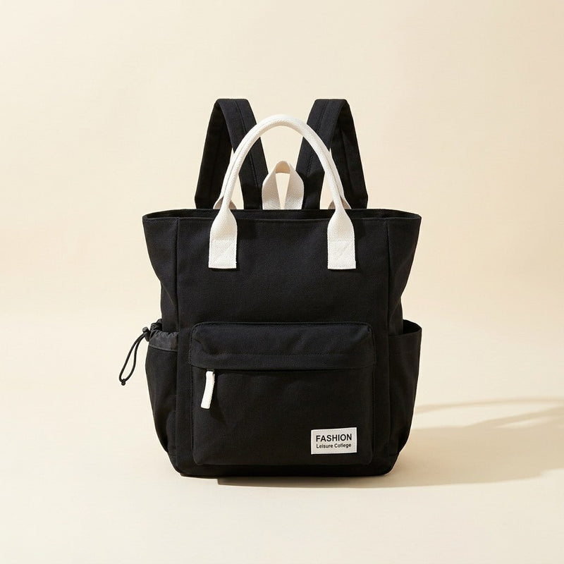 Canvas-Tasche mit Aussentaschen