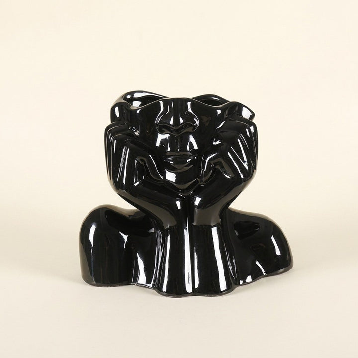 Kleine Figuren-Vase